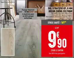 Batkor Sol stratifié ep. 8 mm décor chêne celtique offre