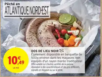 Intermarché Dos de lieu noir offre