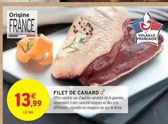 Intermarché Filet de Canard offre