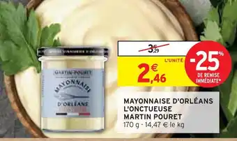 Intermarché MARTIN POURET Mayonnaise d'orléans l'onctueuse offre