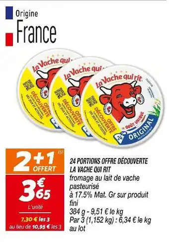 Netto LA VACHE QUI RITLa Vache qui rit 24 portions offre découverte offre