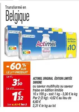 Netto Danone Actimel Original Édition Limitée offre