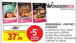 Intermarché WONDERBOX Coffret cadeaux offre