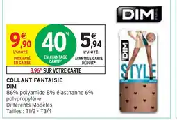 Intermarché DIM Collant fantaisie offre