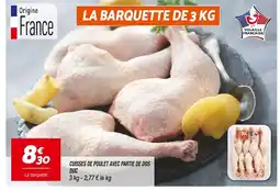 Netto Duc Cuisses de poulet avec partie de dos offre