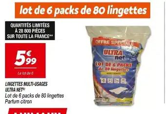 Netto ULTRA NET Lingettes multi-usages offre