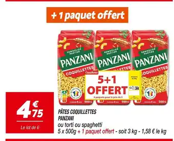 Netto Panzani Pâtes Coquillettes offre