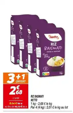 Netto Netto Riz Basmati offre