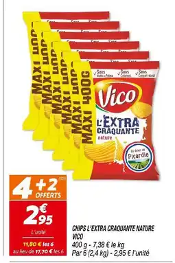 Netto VICO Chips L'Extra Craquante Nature offre