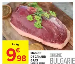 Carrefour Magret de canard gras offre