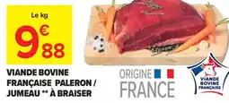 Carrefour Viande bovine française paleron/ jumeau à braiser offre