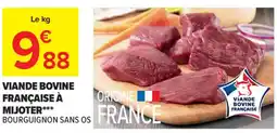 Carrefour Viande bovine française à mijoter offre