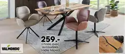 Möbel Martin Chaise avec accoudoirs, cadre trépied offre