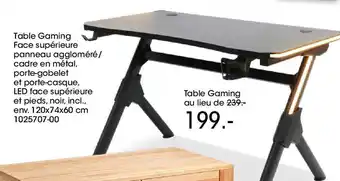 Möbel Martin Table Gaming offre