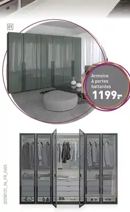 Möbel Martin Armoire à portes battantes offre