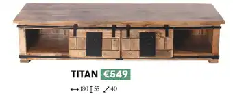 Meubles Crack Titan offre