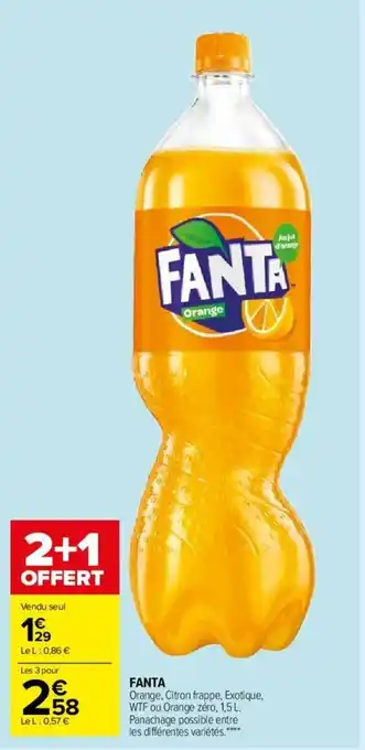 Carrefour Market Fanta offre