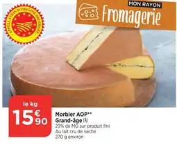 Maximarché Morbier AOP Grand-age offre