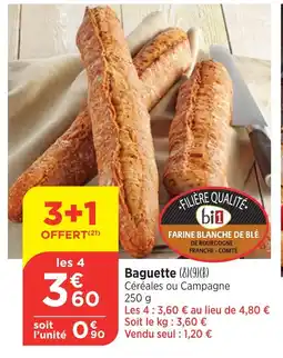 Maximarché Baguette offre