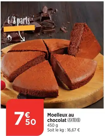 Maximarché Moelleux au chocolat offre