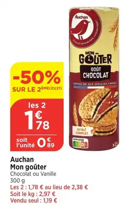 Maximarché AUCHAN Mon goûter offre