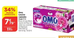 Maximarché OMO Lessive capsules offre