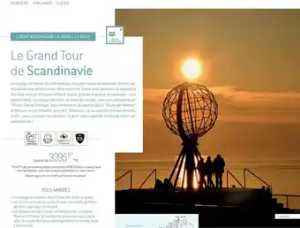 Salaün Holidays Le grand tour de scandinavie offre