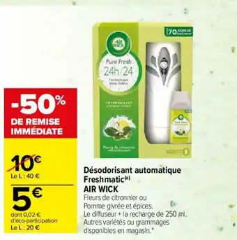 Désodorisant automatique Freshmatic