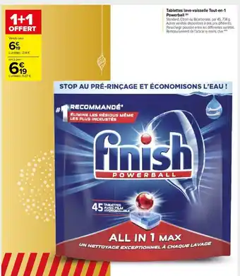 Carrefour Market Tablettes lave-vaisselle Tout-en-1 offre