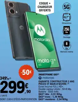 E.Leclerc Motorola SMARTPHONE G85 offre