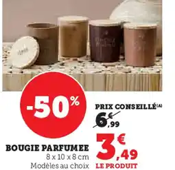 Super U Bougie parfumee offre