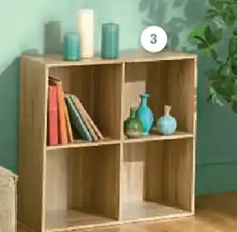 Super U Etagere de rangement 4 cases offre