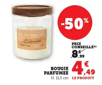 Super U Bougie parfumee offre