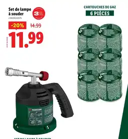 Lidl Parkside Set de lampe à souder offre