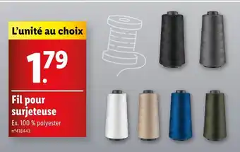 Lidl Fil pour surjeteuse offre