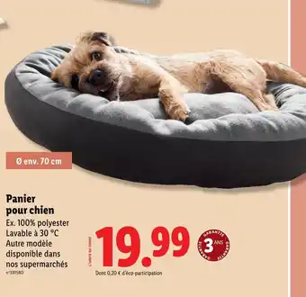 Lidl Panier pour chien offre