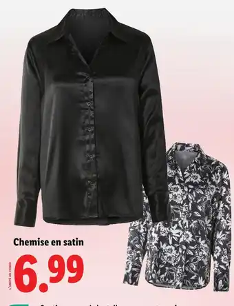 Lidl Chemise en satin offre