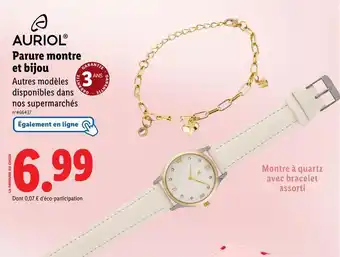 Lidl AURIOL Parure montre et bijou offre