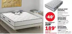 Super U Matelas zeus offre