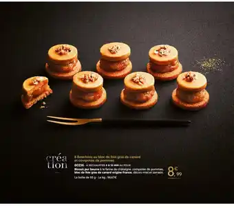 Thiriet 8 Bocuhées Au Bloc De Foie Gras De Canard Et Compotée De Pommes offre