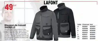 Au Forum du Bâtiment A-lafont - blouson de travail shear.l3 offre