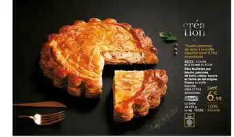 Thiriet Tourte Pommes De Terre A La Truffe Blanche D'été (1,1%) Aromatisée offre