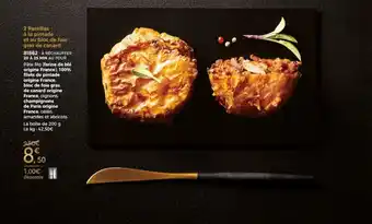 2 Pastillas A Pintade Et Au Bloc De Foie Gras De Canard