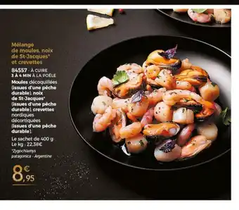 Thiriet Mélange De Moules, Noix De St-Jacques Et Crevettes offre