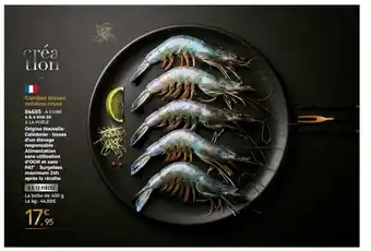 Thiriet Gambas Bleuses Entiéres Crues offre