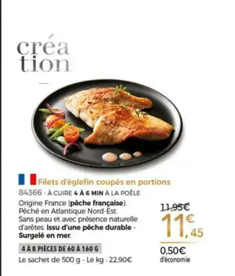 Thiriet Filets D'églefin Coupés En Portions offre