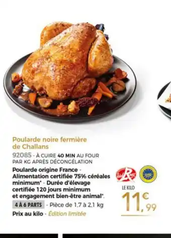 Thiriet Poularde Noire Fermiére De Challans offre
