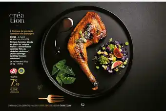Thiriet 2 Cuisses De Pintade Fermiére De Bretagne offre