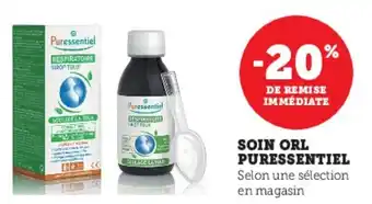 Super U Soin orl puressentiel offre