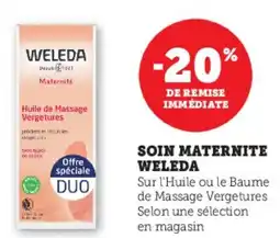 Super U WELEDA Soin maternite offre